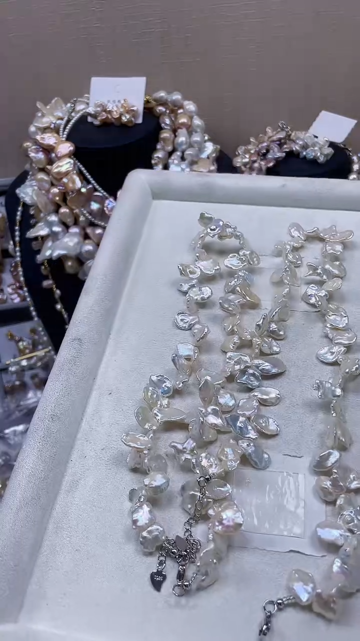 未镶嵌项链淡水珍珠【纯恬饰品】（多样性发货发一）