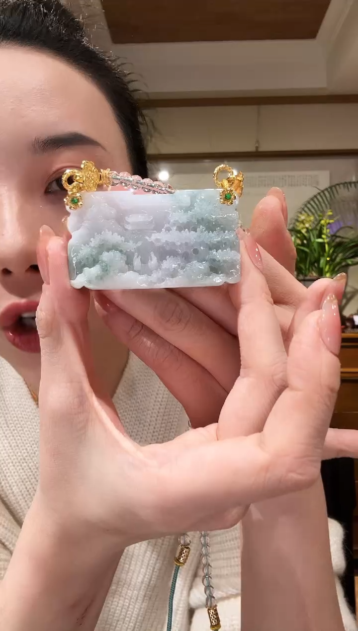 【闪购商品】翡翠颈饰未镶嵌国风