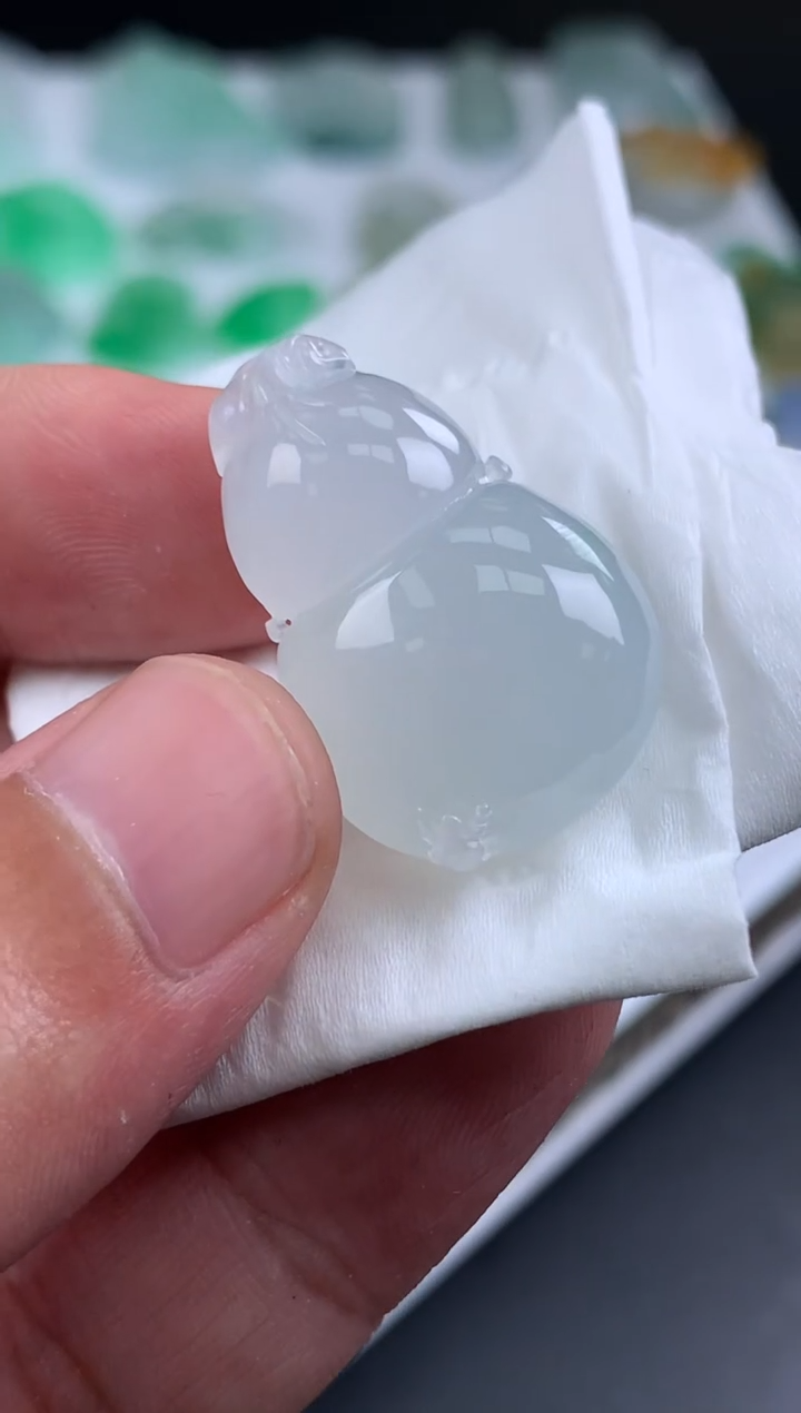 【闪购商品】定制翡翠未镶嵌葫芦