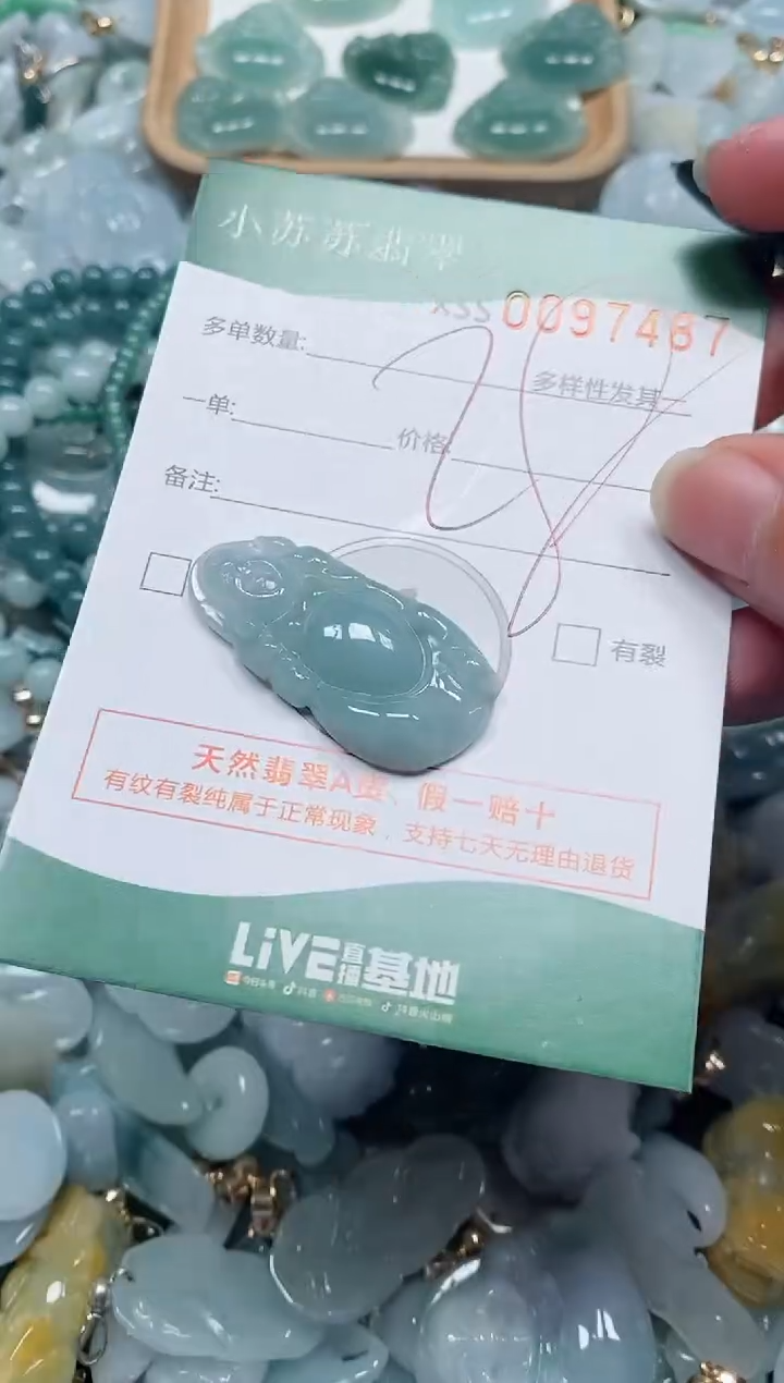 【闪购商品】翡翠颈饰未镶嵌闪购商品0097487