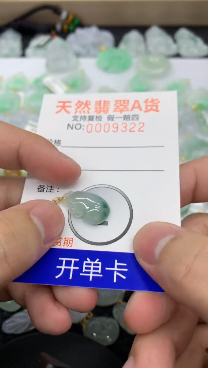 【闪购商品】翡翠颈饰18K金镶嵌11111111111