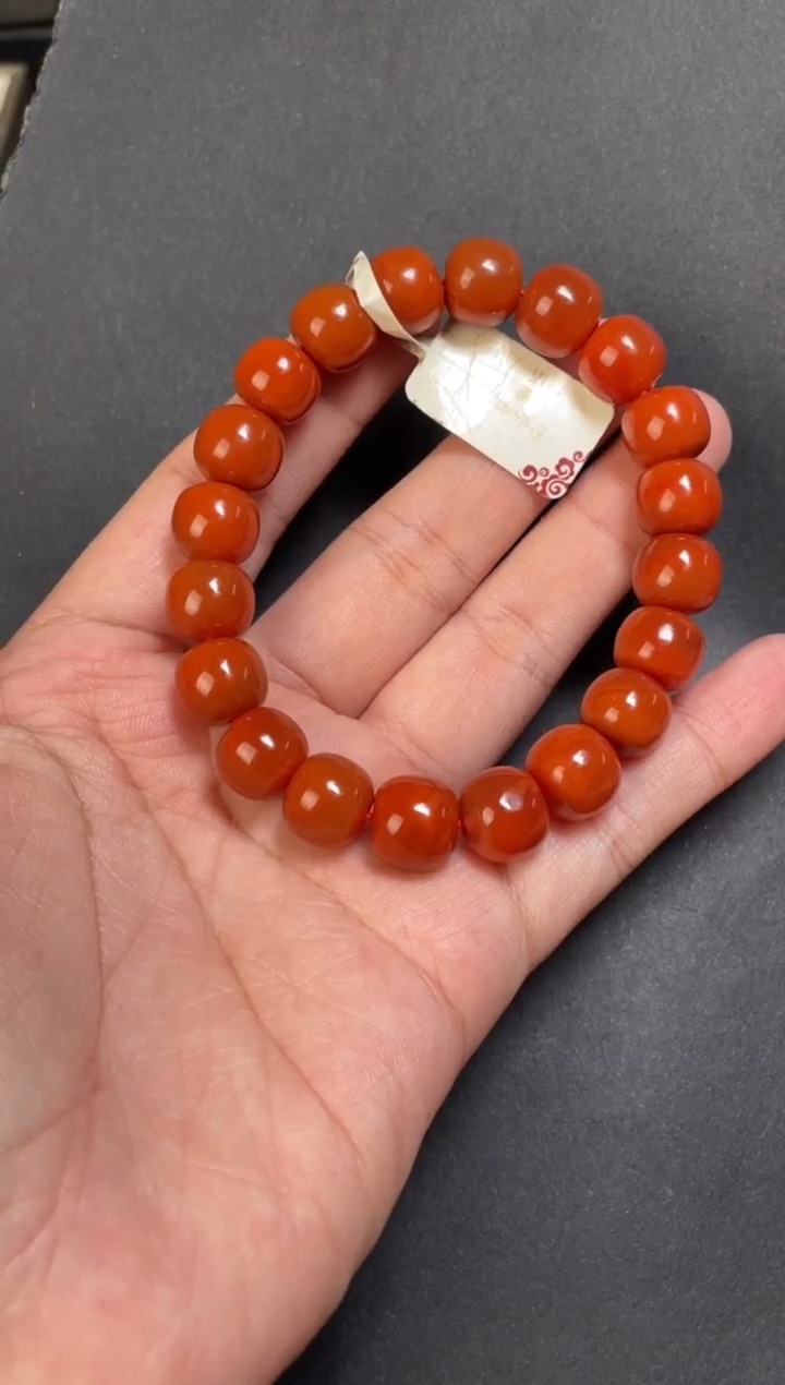 未镶嵌54南红玛瑙手串
