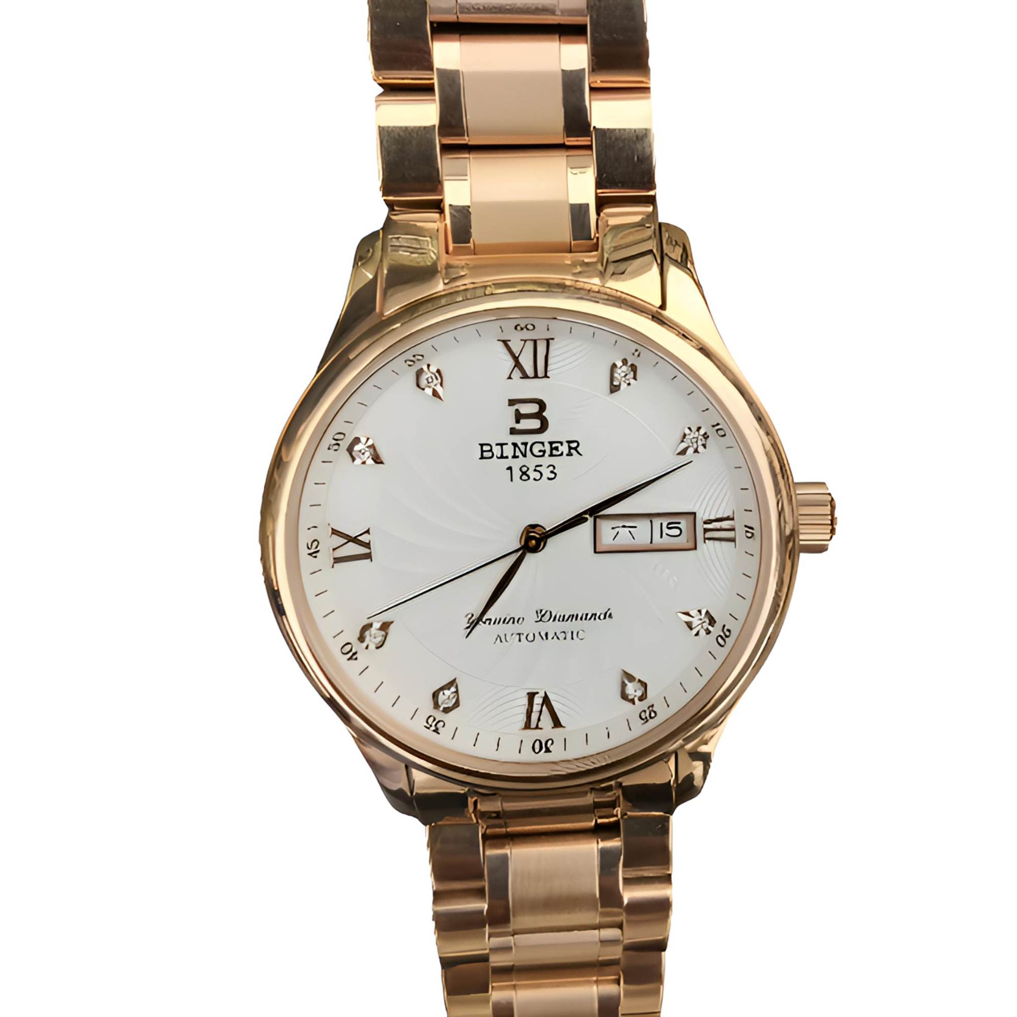 未使用 BINGER/宾格 自动男表B603