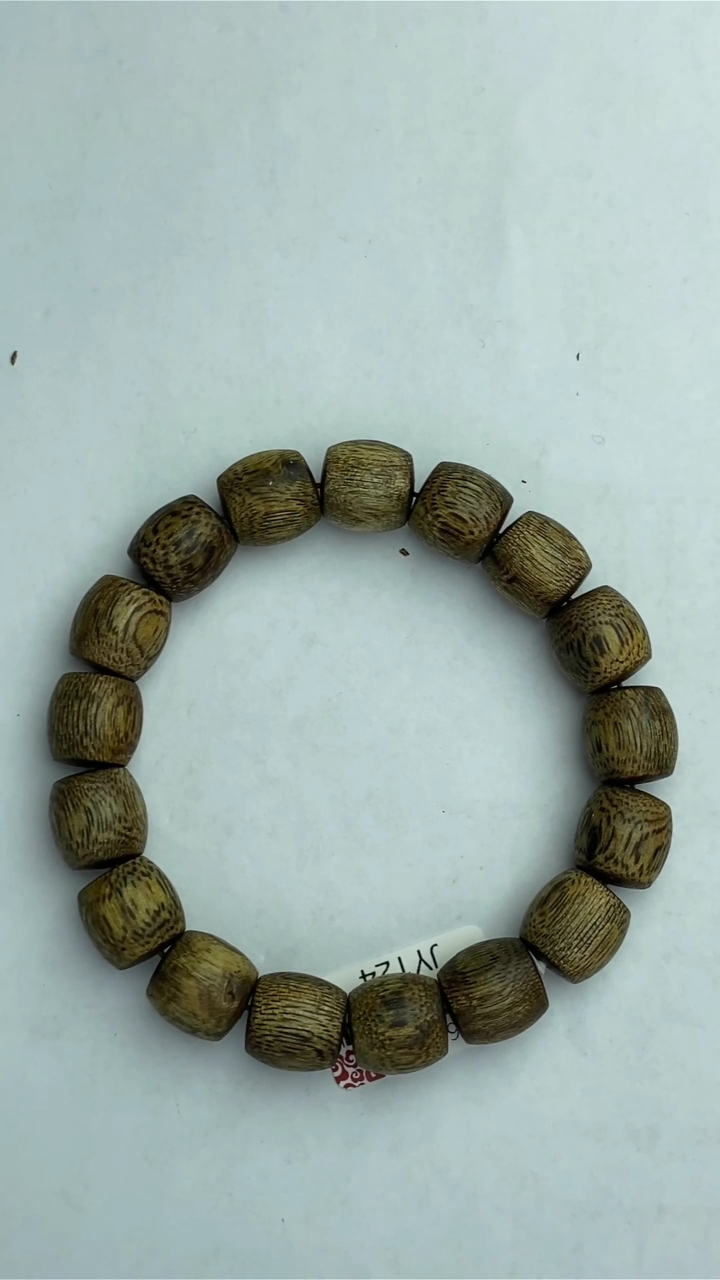 【闪购商品】沉香手串海南种植白棋1.2鼓珠JY124