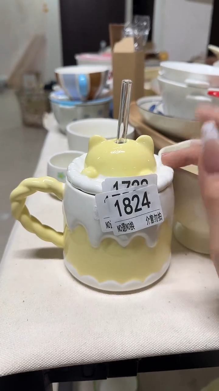 陶瓷手柄款微瑕四单包邮1824