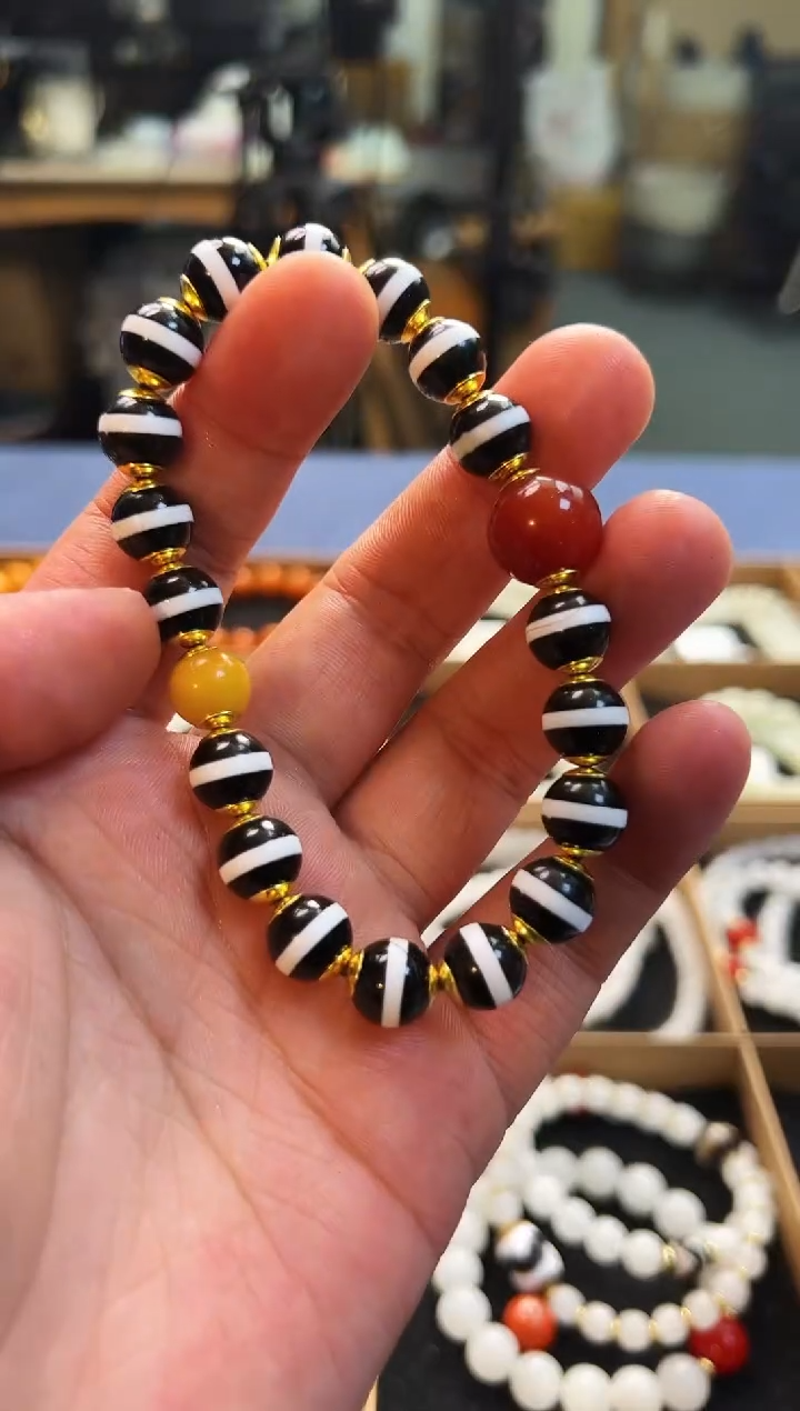 未镶嵌手链玛瑙/玉髓10+单圈