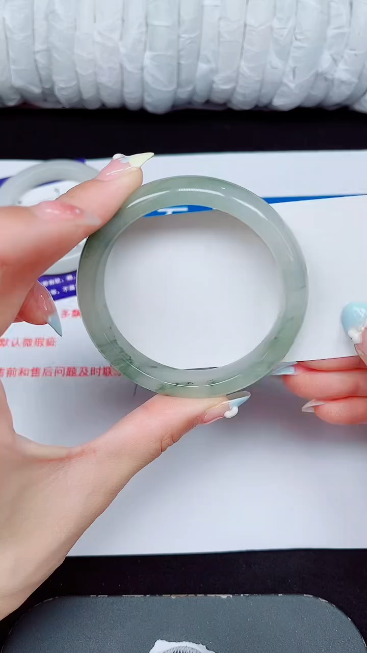 未镶嵌手镯石英质玉10-56/57