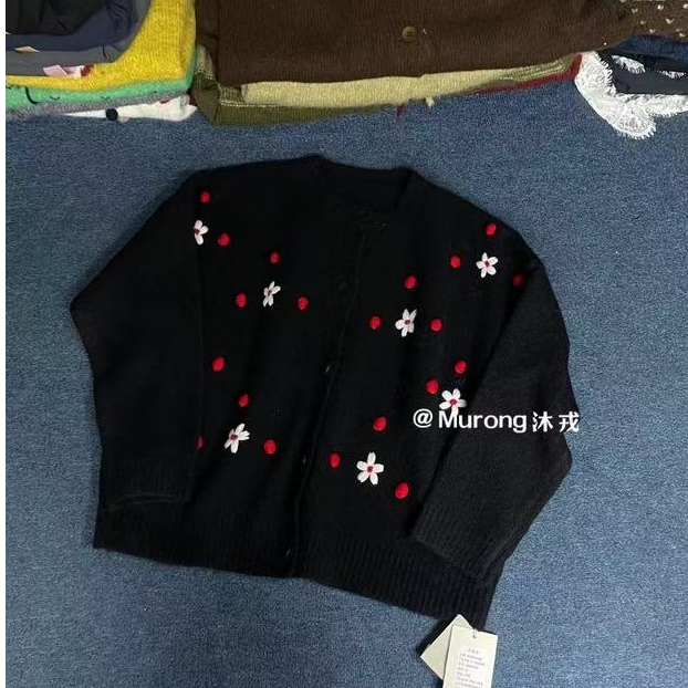 MR#61018#重工手缝花针织外套 FL