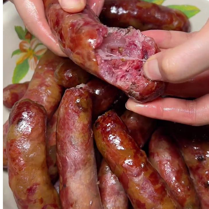 【腊香肠】农家土猪腿肉烟熏腊肠