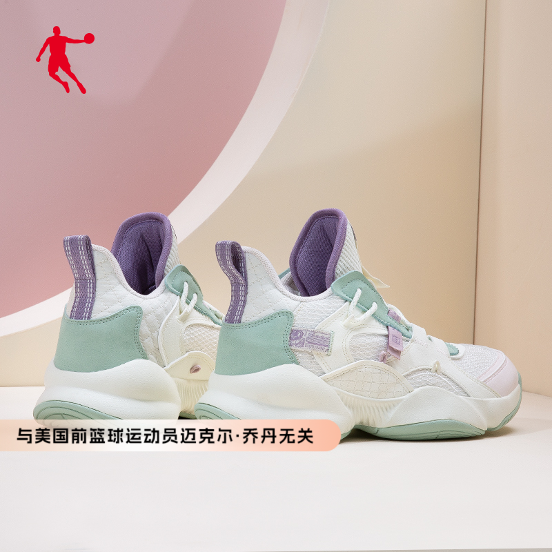 乔丹篮球鞋女鞋2025春新款专业运动鞋休闲ins老爹鞋女生男款球鞋