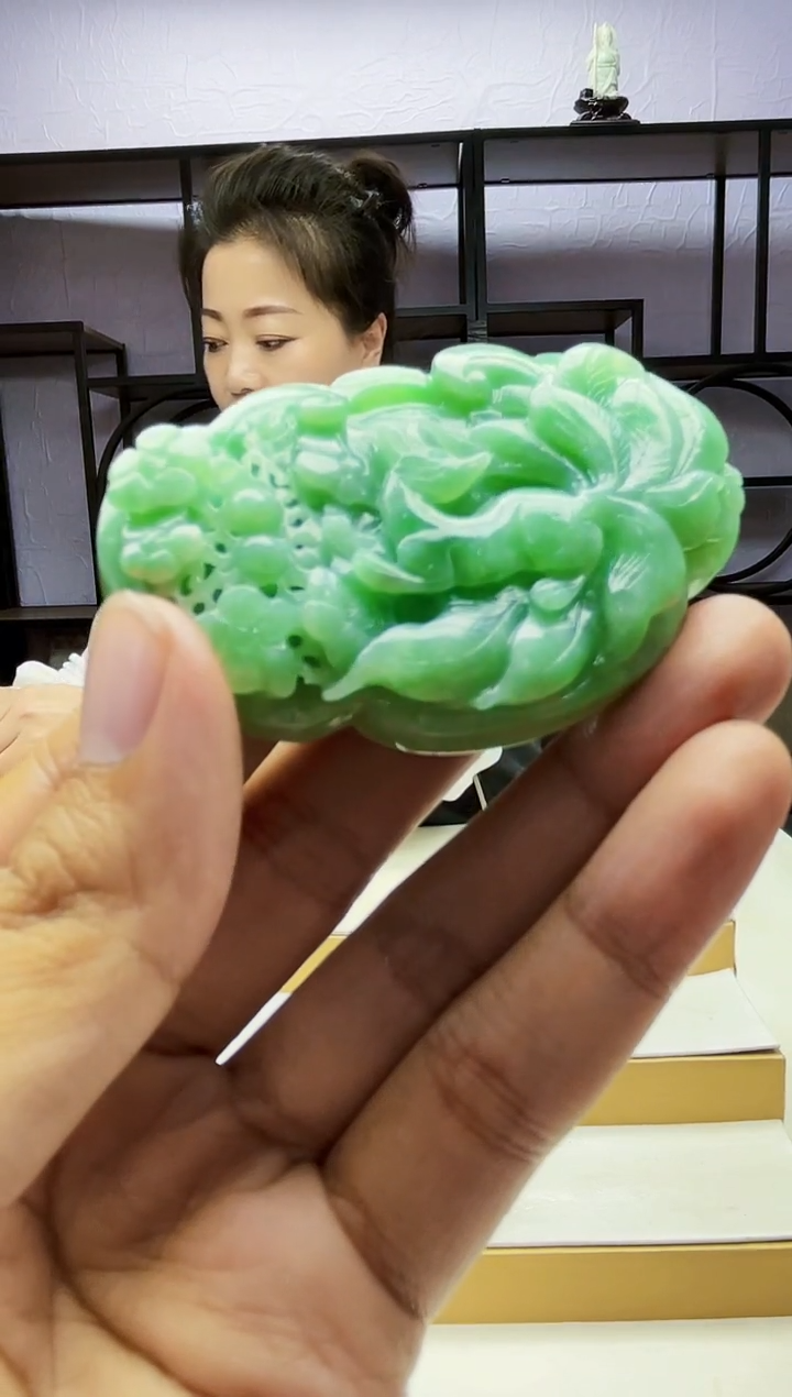 【闪购商品】定制翡翠未镶嵌毛货02190031