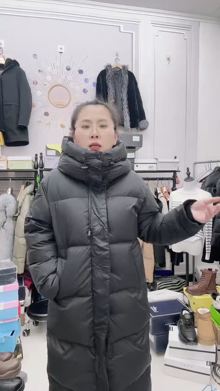 长款加厚女装外套
