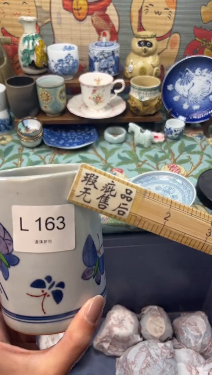 瓷片张*白     L163