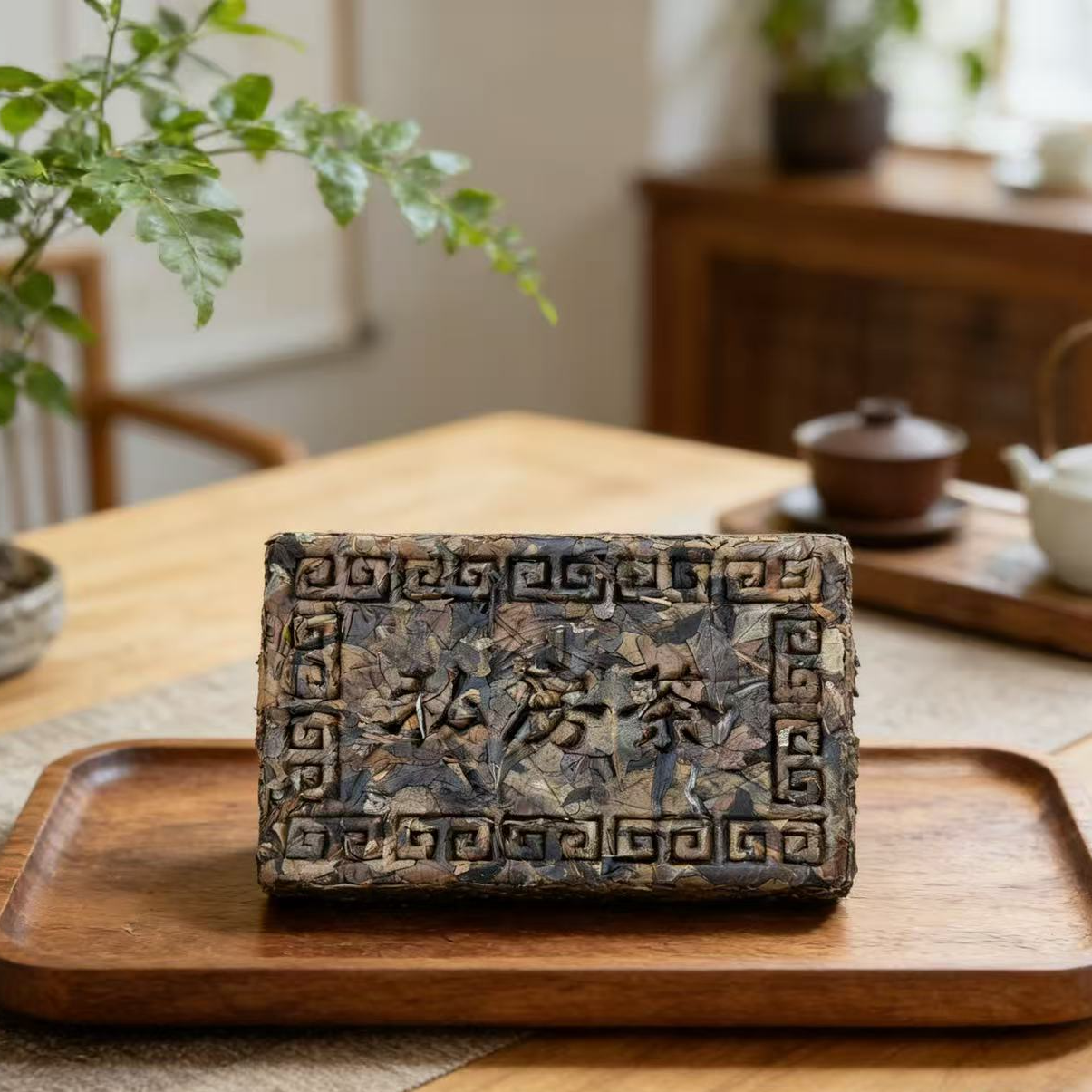 【江缘】福鼎白茶·私房茶砖·2008年贡眉·荒野高山·