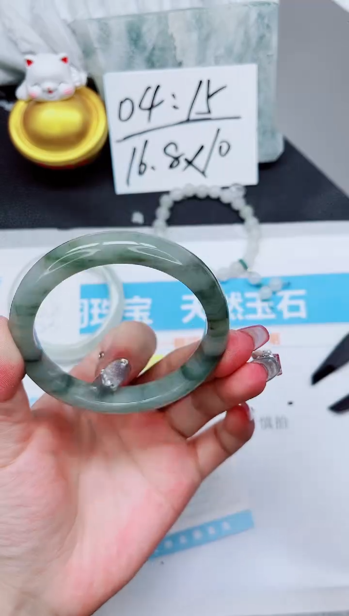 石英质玉未镶嵌手镯412-58.6