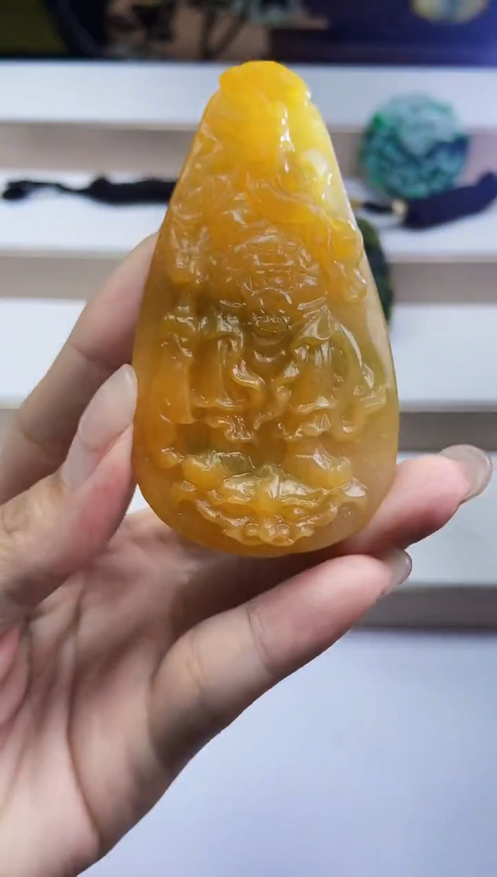 颈饰未镶嵌翡翠翡翠A货