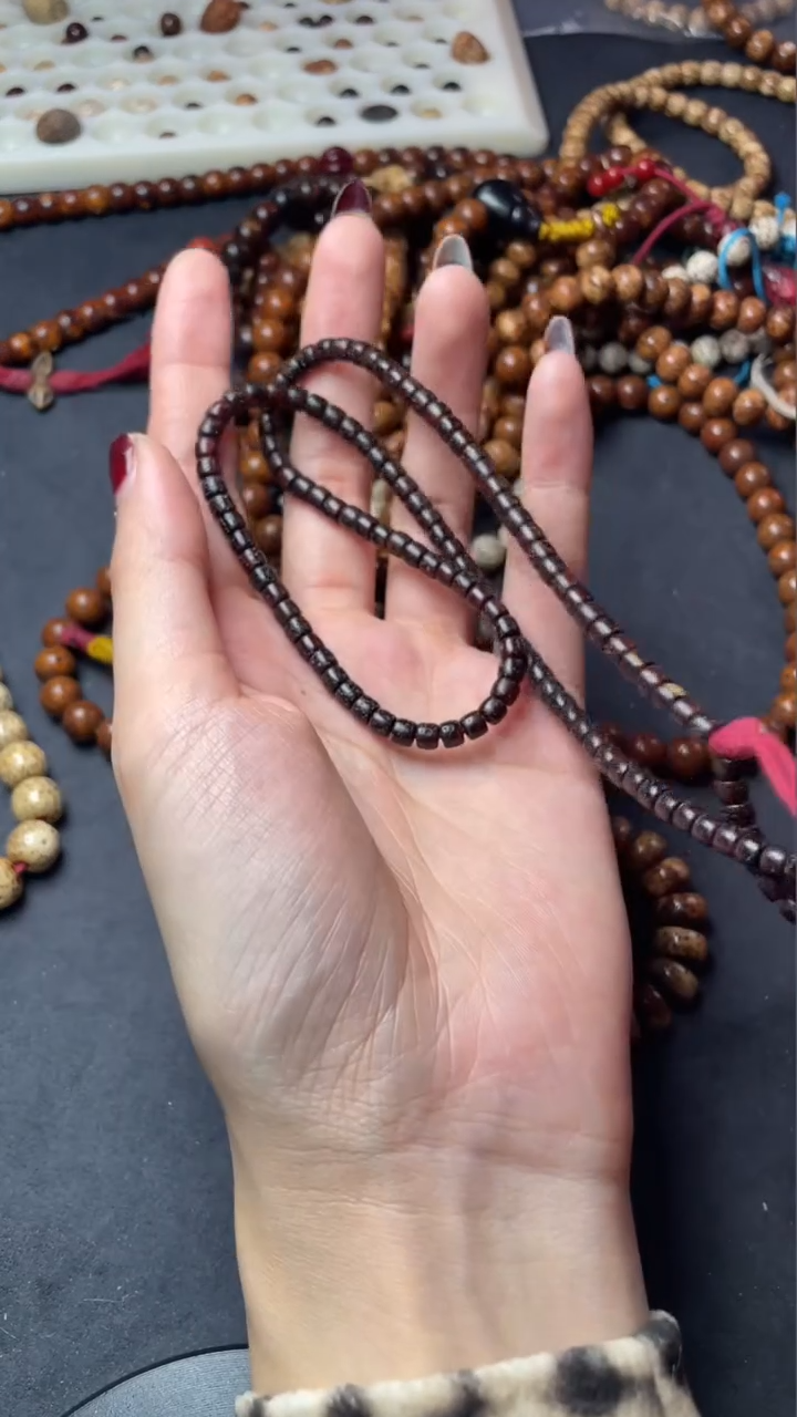 【闪购商品】星月菩提吊坠精选级赤金直切5*4长串