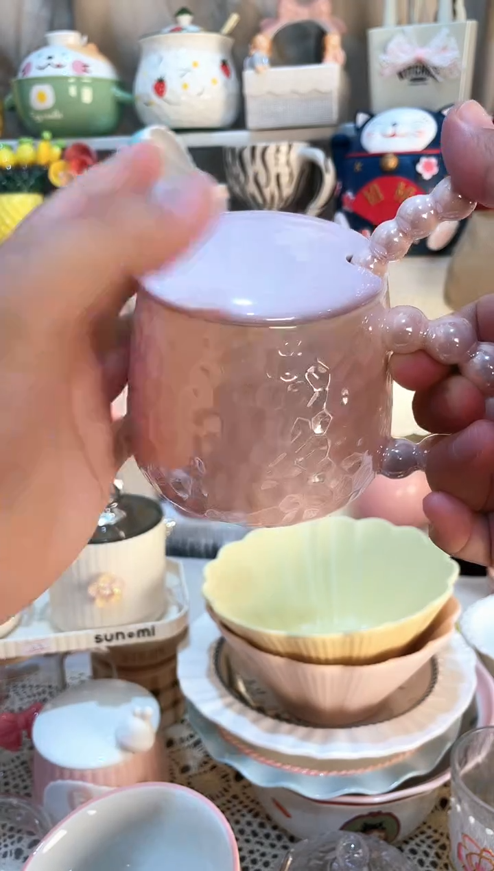 【闪购商品】瓷片珠光水杯 质量好发货快放心拍