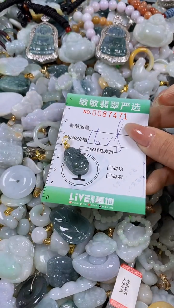 【闪购商品】翡翠颈饰未镶嵌闪购商品0087471