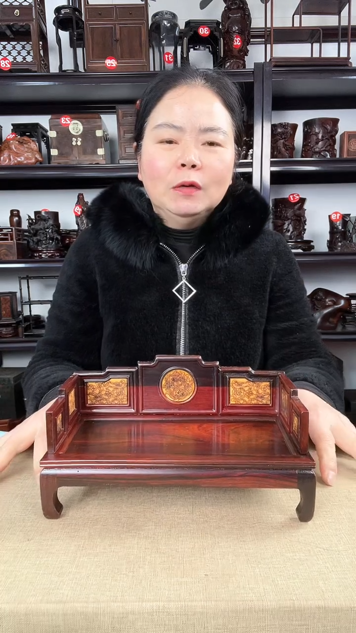 【闪购商品】木106瑕疵老李红木工艺品