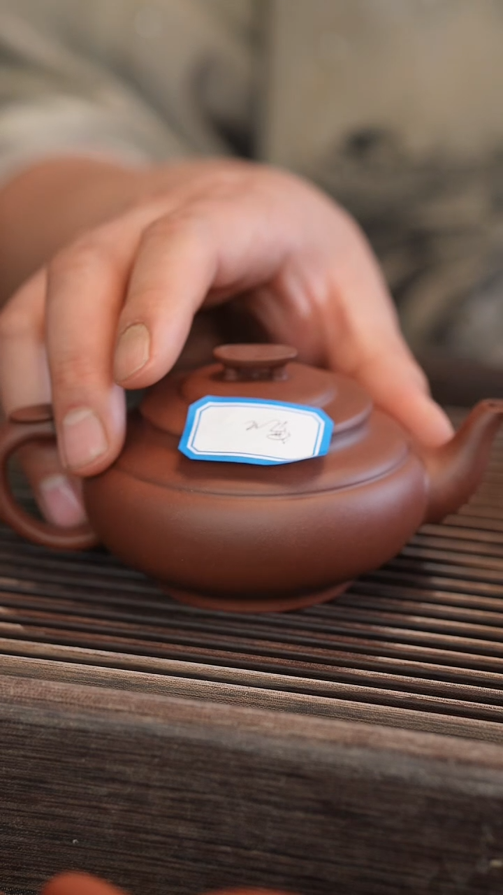 茶壶紫砂原矿手工制作宽口