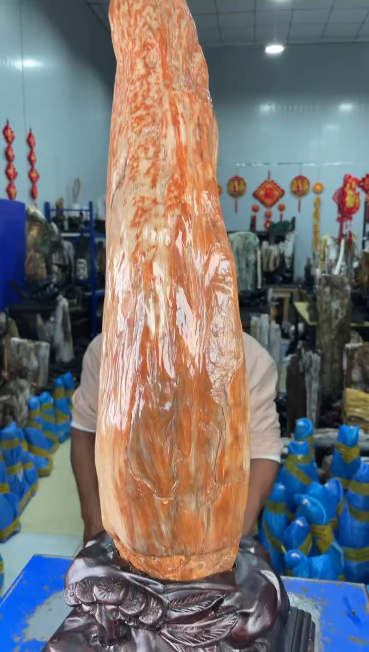 【闪购商品】硅化玉摆件未镶嵌77
