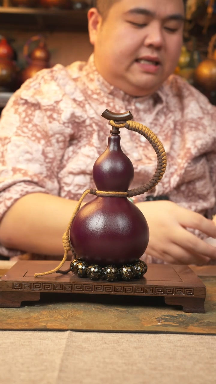 【闪购商品】A352大漆葫芦一物一拍记葫堂出品