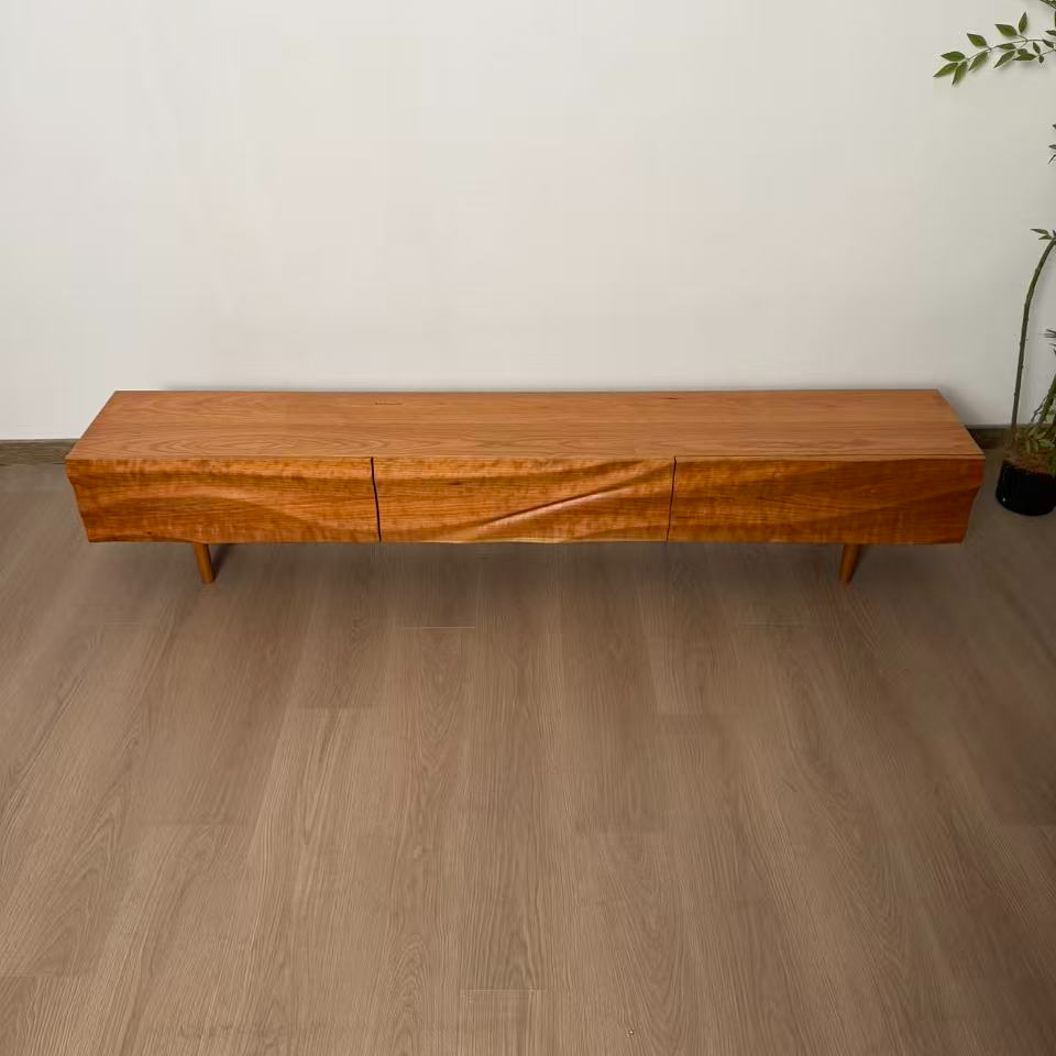 北欧风樱桃木电视柜