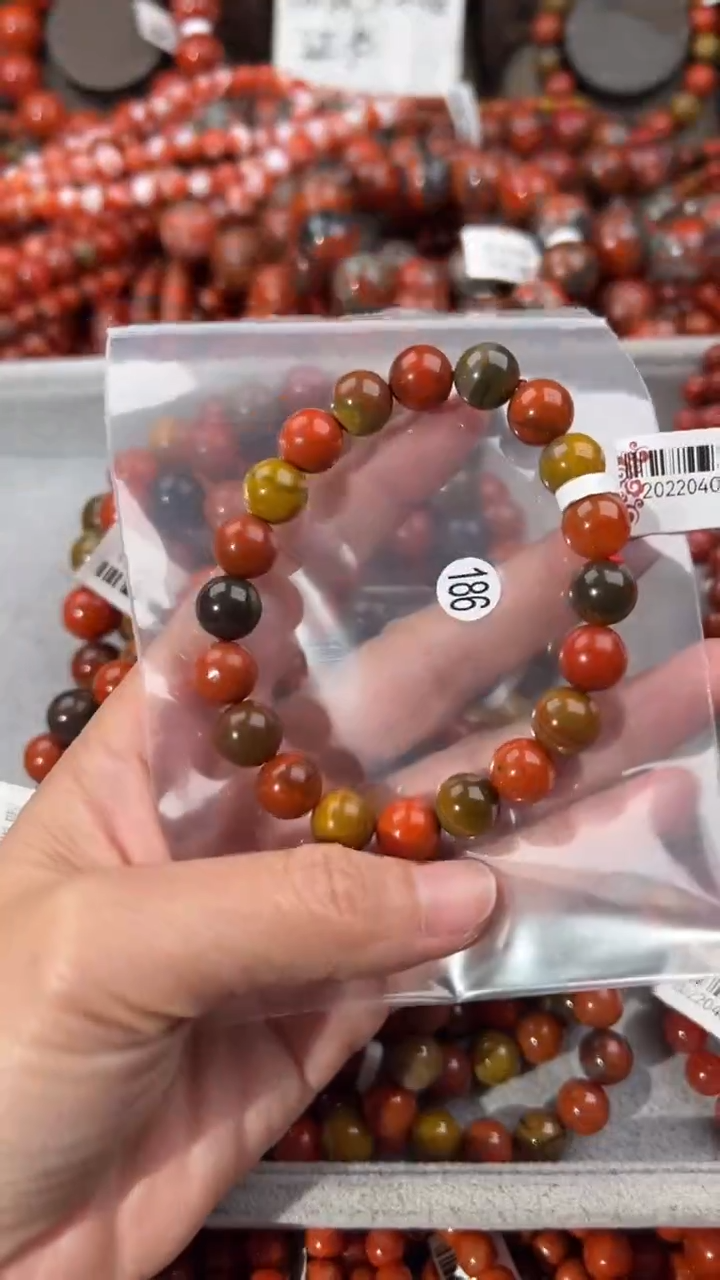 南红玛瑙手串未镶嵌10