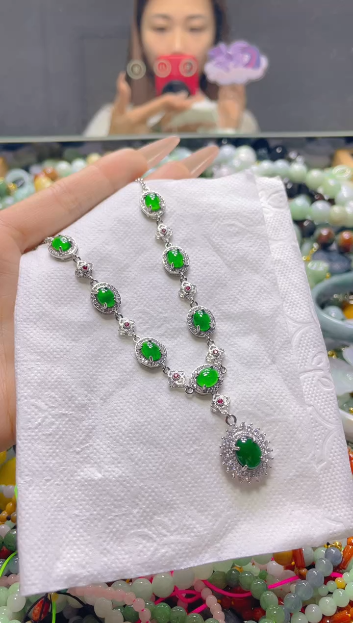 颈饰未镶嵌翡翠多样性发货择优发货