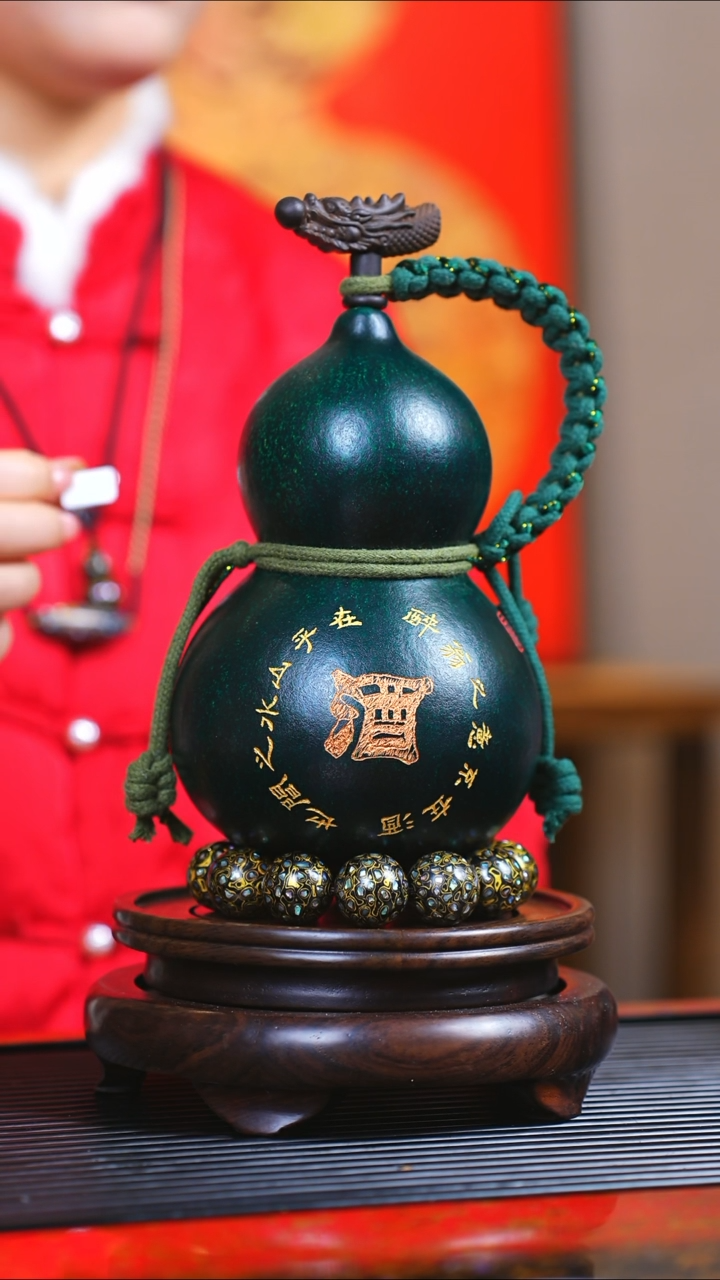 【闪购商品】JE148过年首选非遗大漆酒葫芦