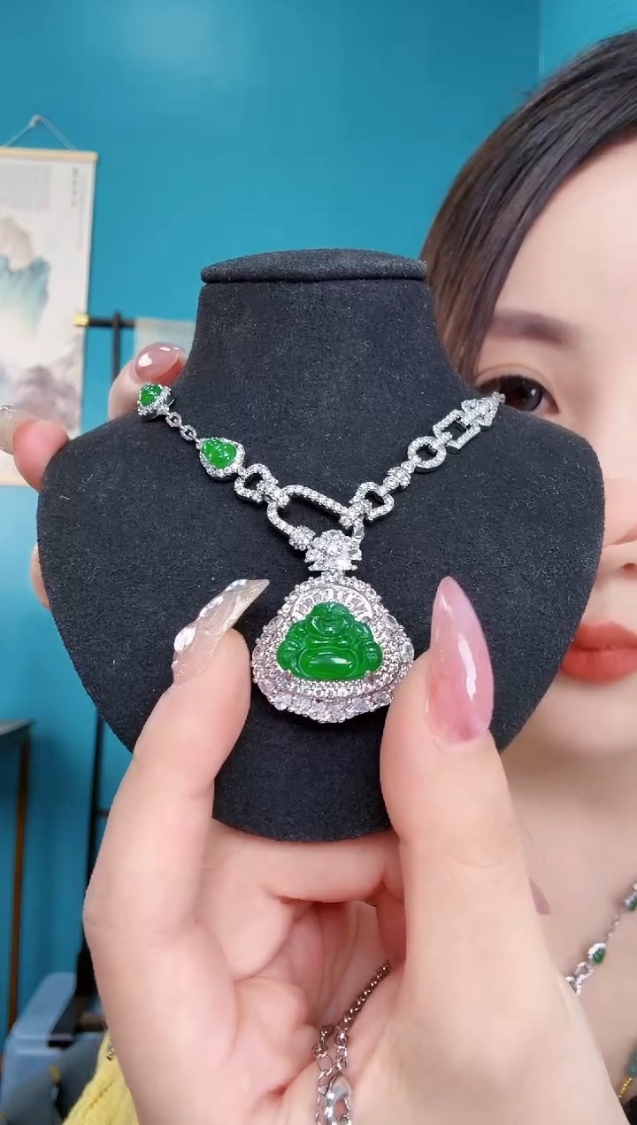 翡翠未镶嵌吊坠(不含链)天然翡翠a货吊坠