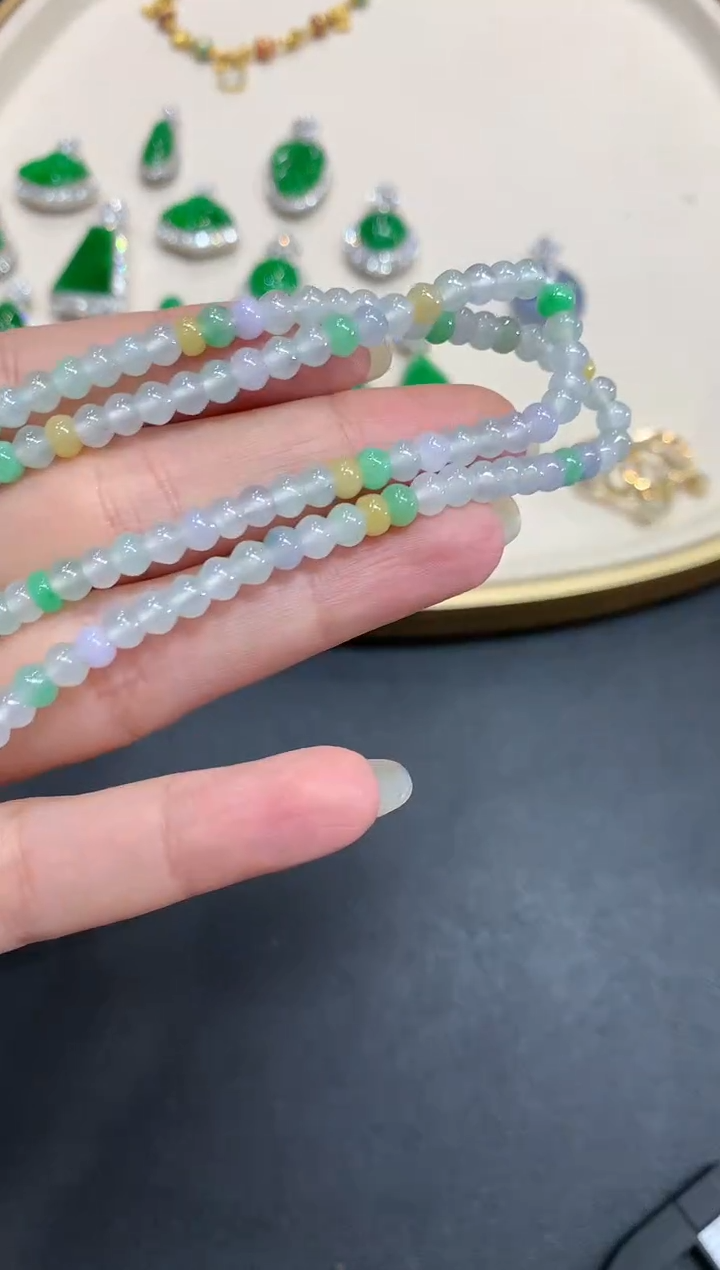 【闪购商品】翡翠项链未镶嵌A709|5980