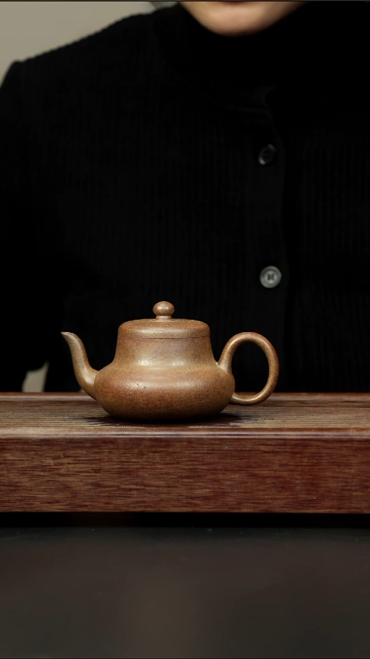 茶壶紫砂黄金段柴烧 君德