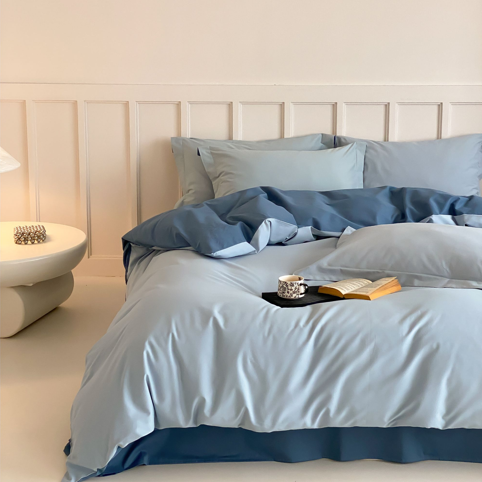 升级款二代！【自制自用不掉毛！】100（50*50）全棉长绒棉磨毛套件