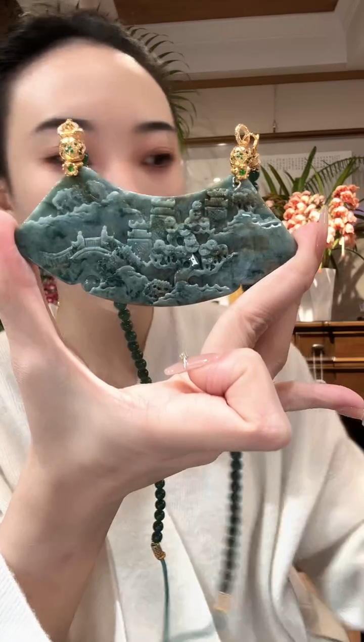 【闪购商品】翡翠颈饰未镶嵌国风