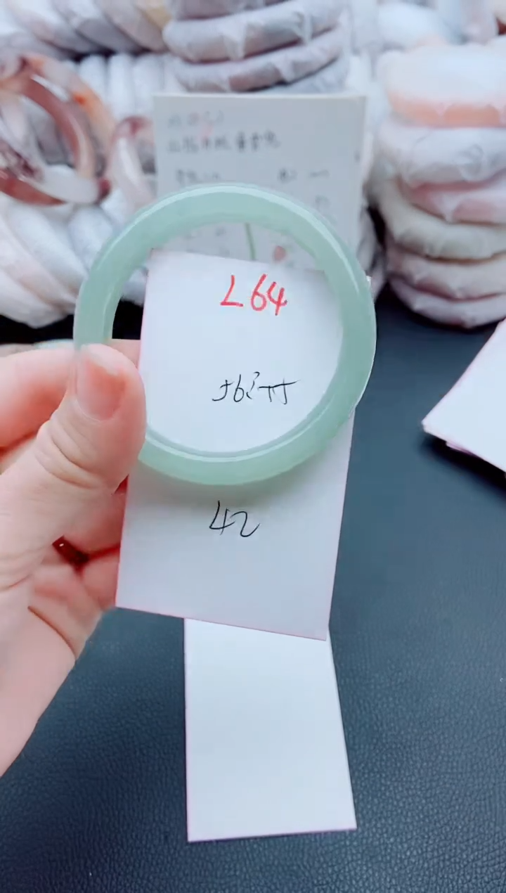 石英质玉未镶嵌手镯L64-55-56