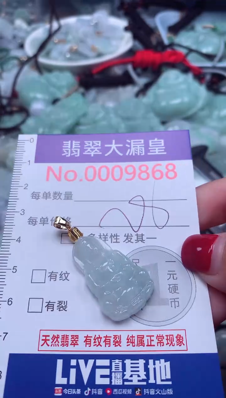 颈饰未镶嵌翡翠9868