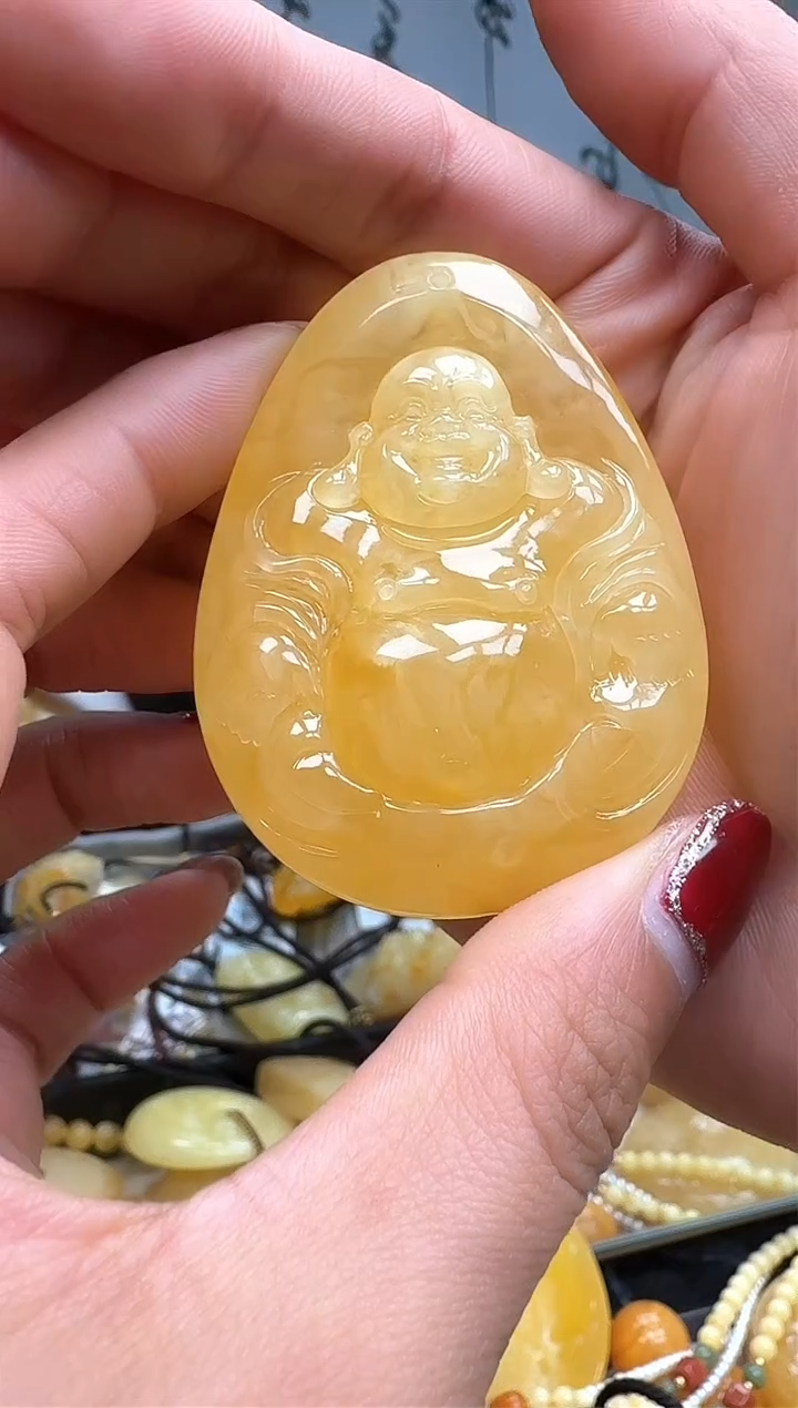 【闪购商品】琥珀裸石未镶嵌挂坠