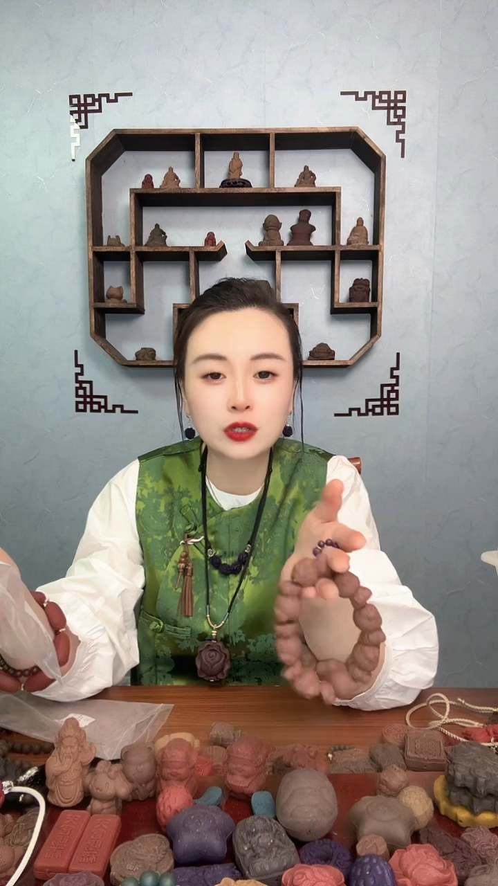 泥塑解颜香kt猫（手串）