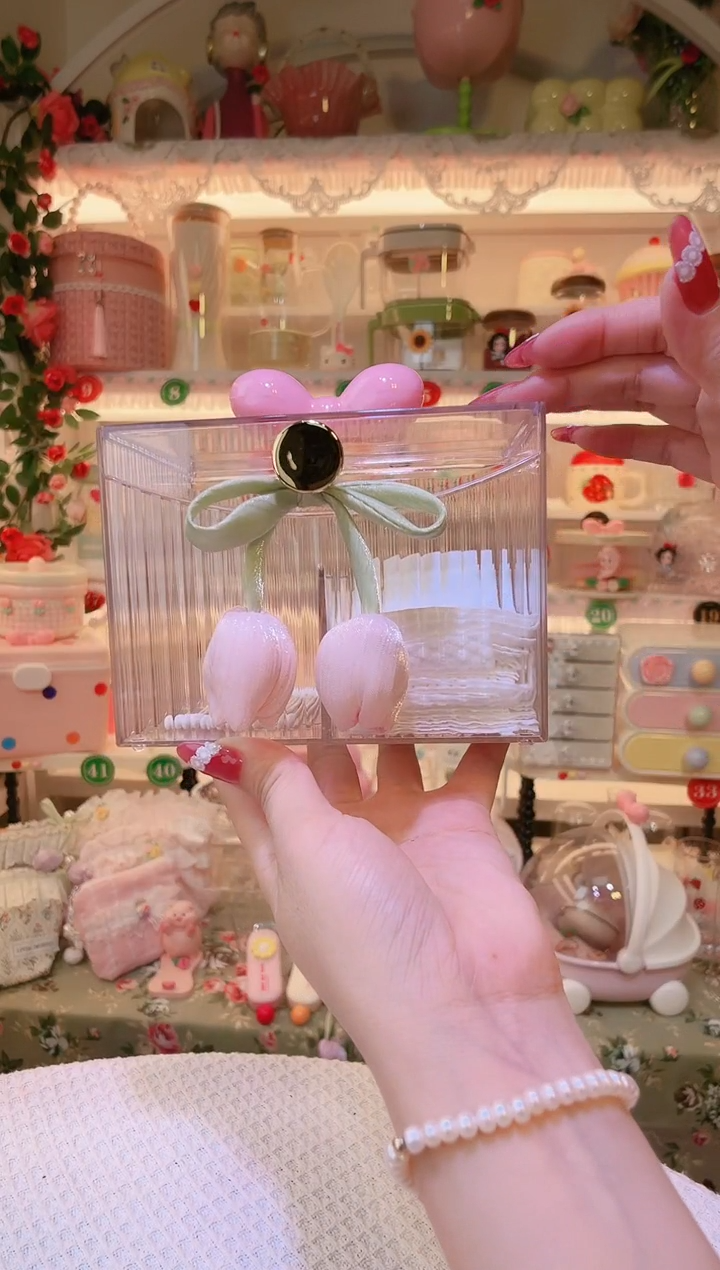 郁金香花收纳盒—手工制作品质好！