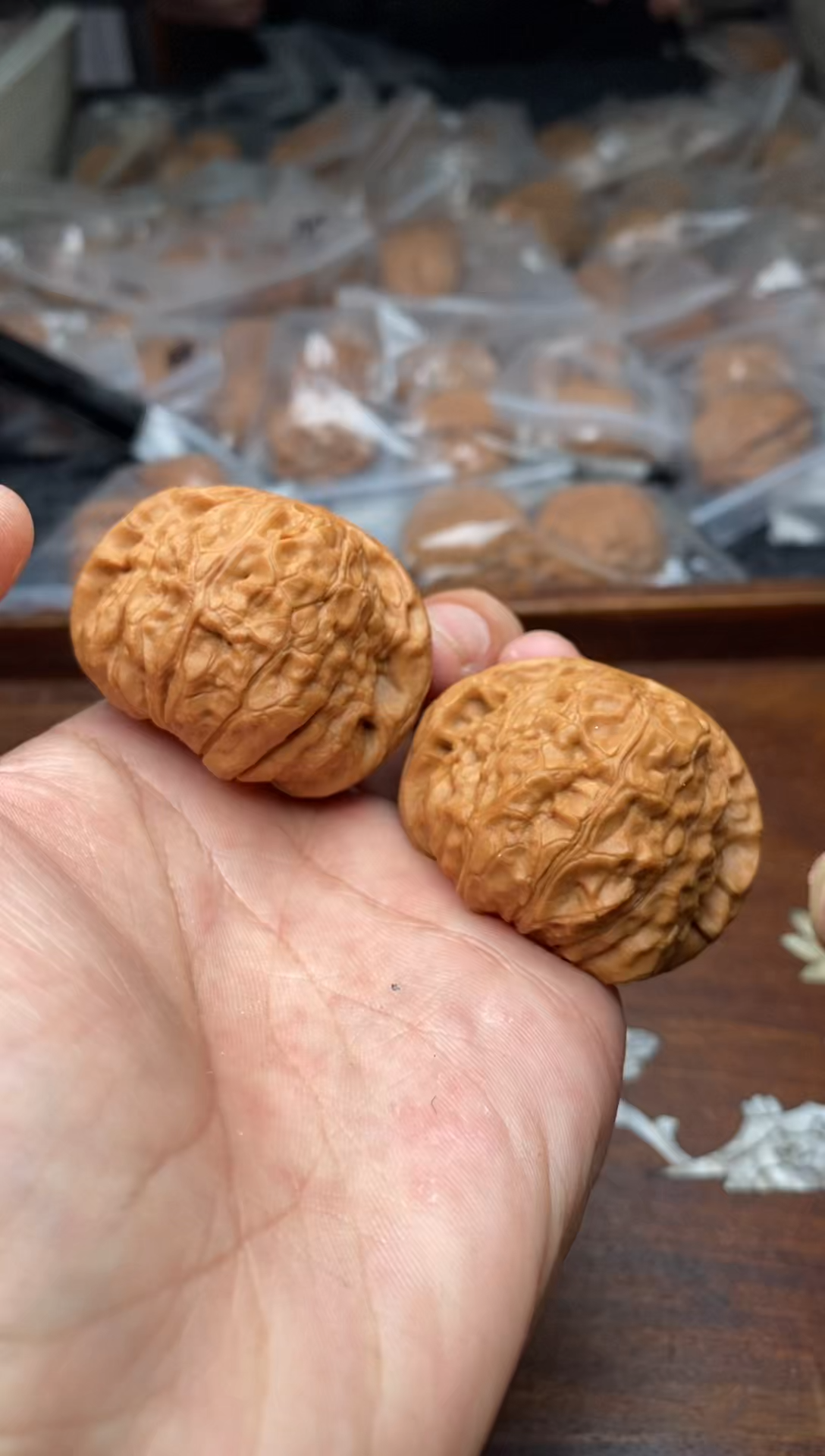 【闪购商品】文玩核桃把件A352号45尺南瓜