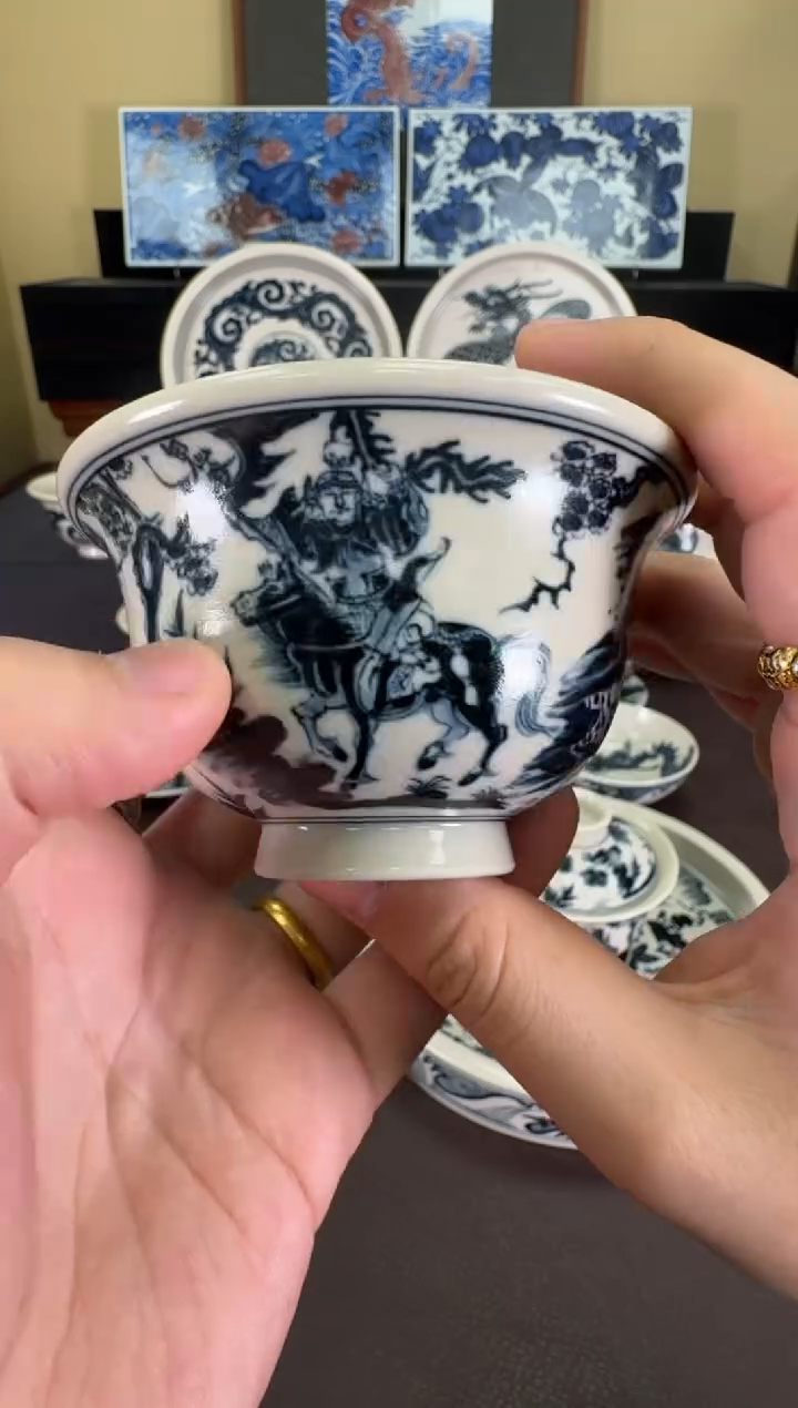 【闪购商品】二号釉鬼谷子压手杯