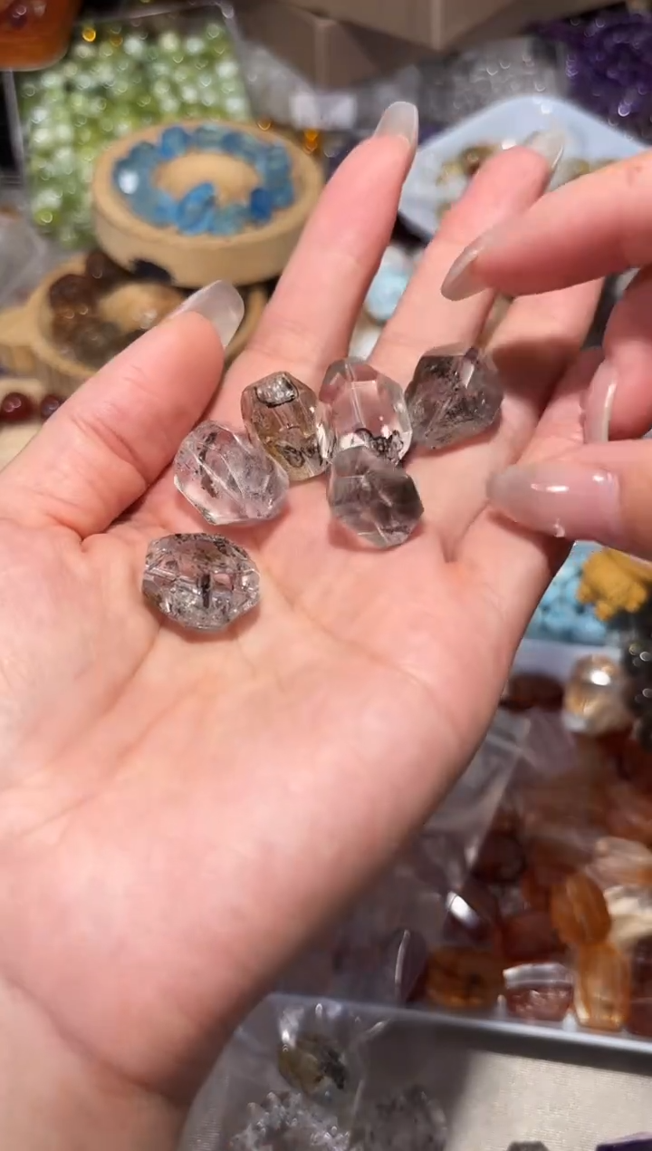 水晶手链未镶嵌H**RJ19闪灵随型5颗