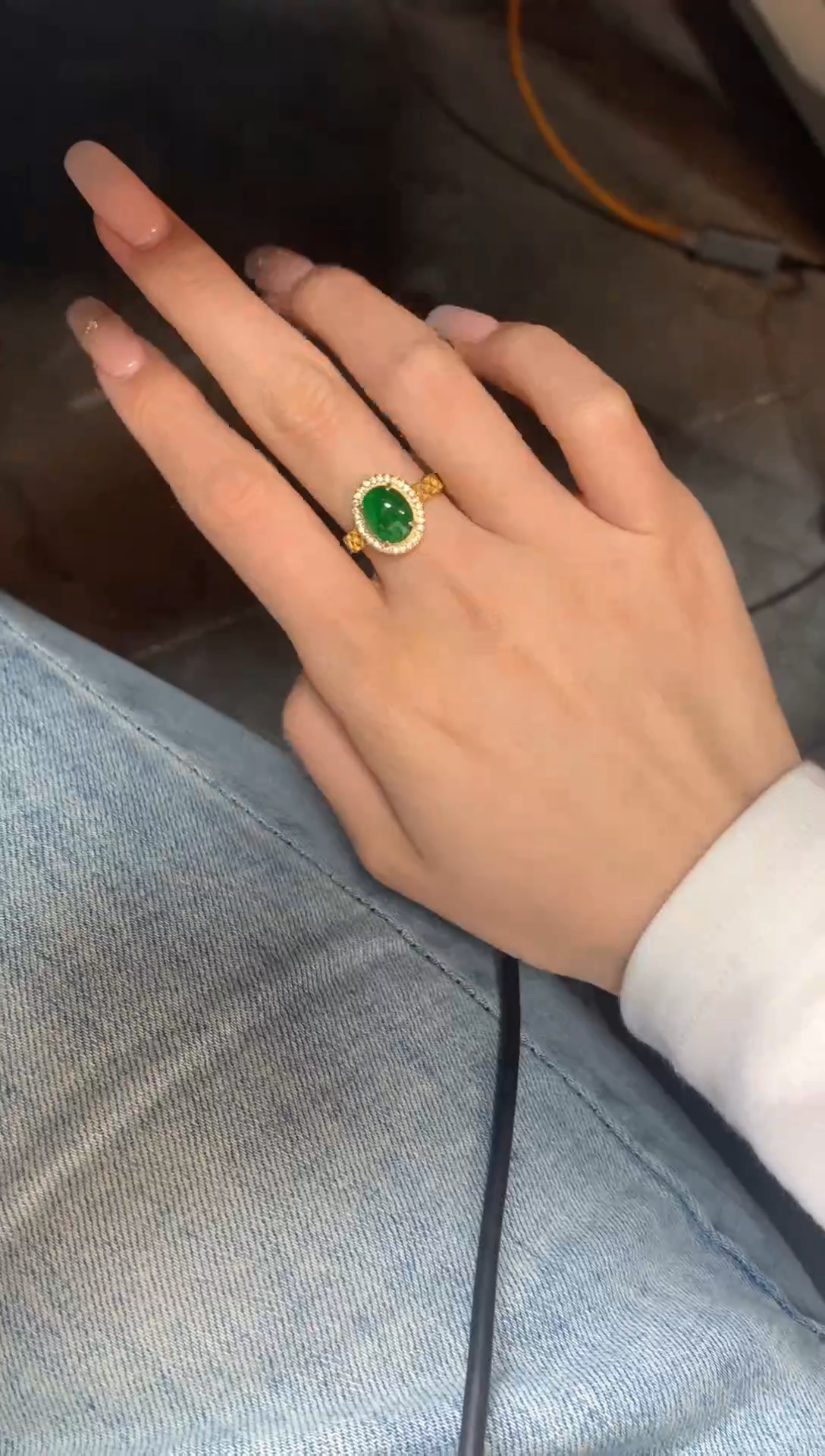 【闪购商品】翡翠戒指银S925镶嵌3123213213