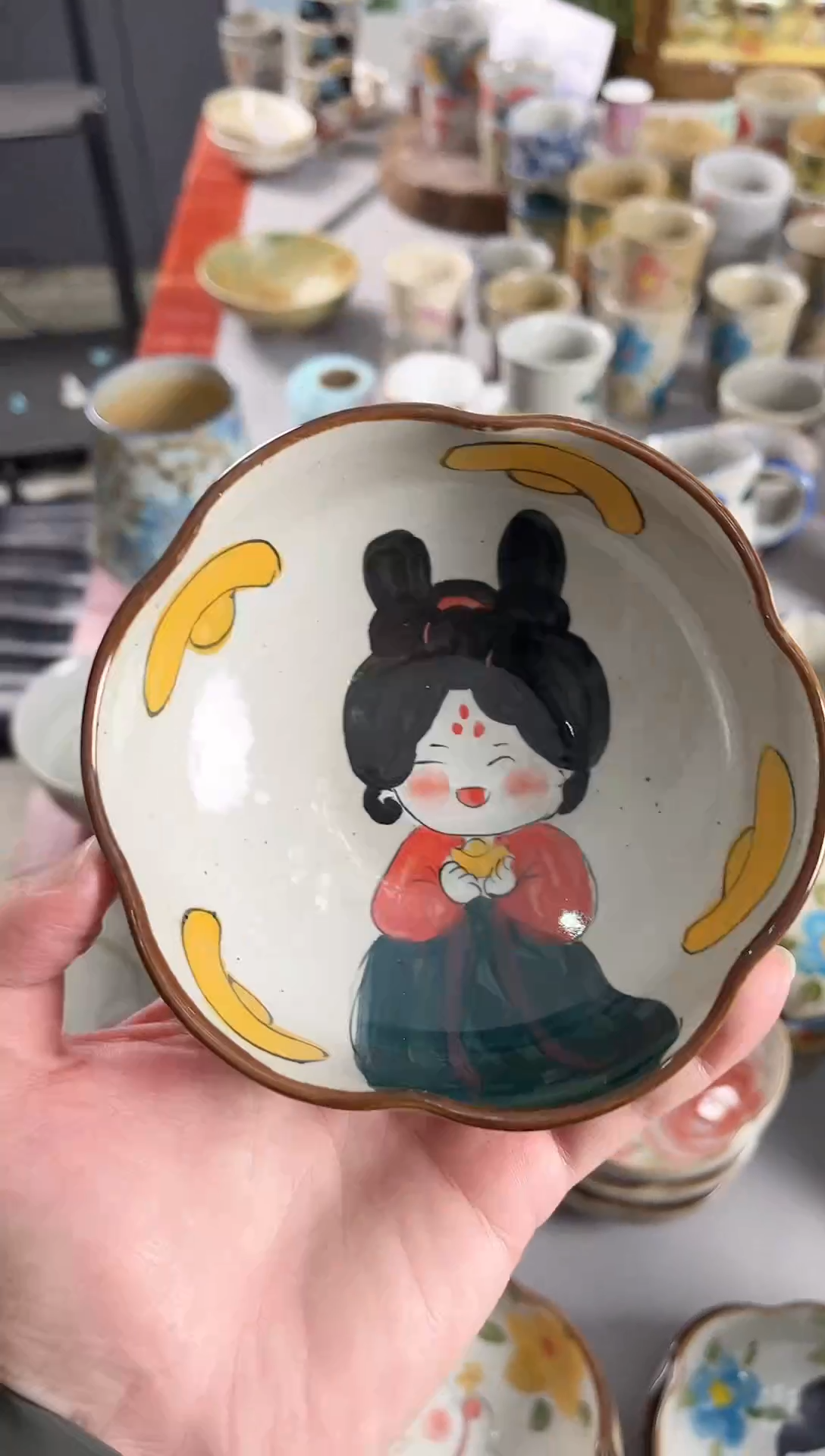 【闪购商品】瓷片景德镇手绘高温釉下彩