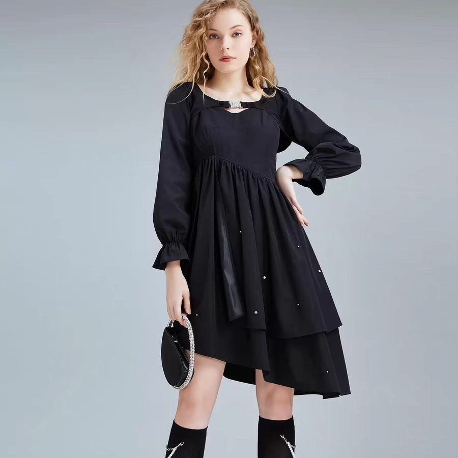 F21AQ6365伊华欧秀商场专柜春秋季新款时尚两件套连衣裙1690