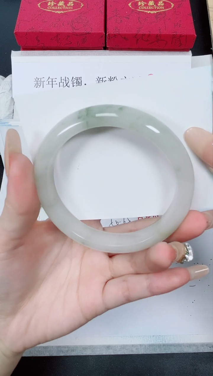 【闪购商品】石英质玉手镯未镶嵌K151-60.4