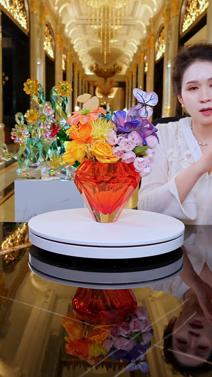 摆件YB00462红色笔筒