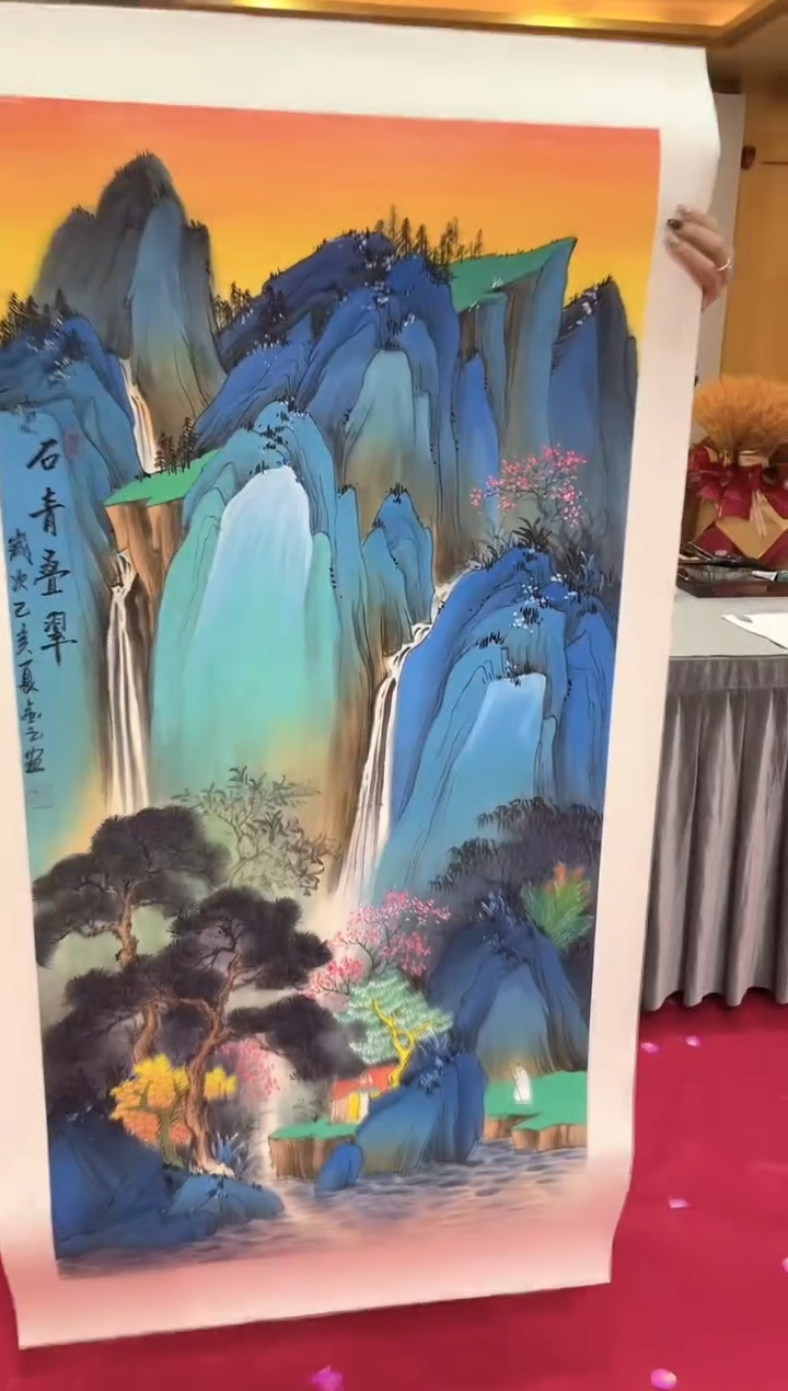 国画刘金玉教授亲笔手绘